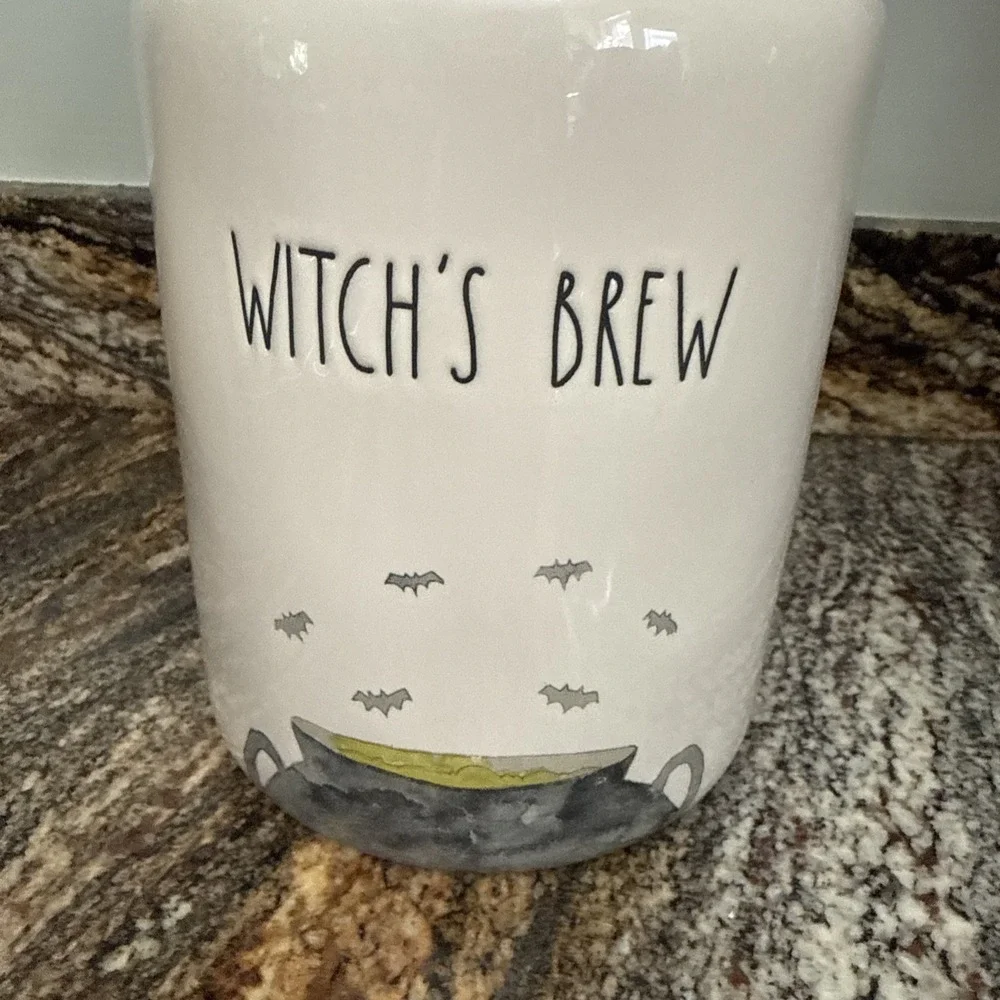 Rae Dunn Halloween Witch's Brew Canister 8.5
